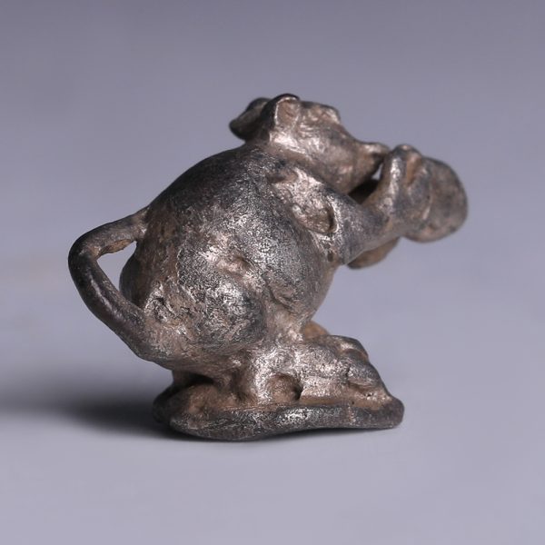 Roman Silver Mouse Statuette