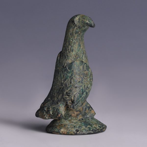 Ancient Roman Bronze Eagle Statuette