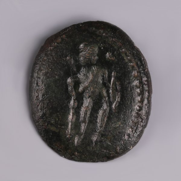 Ancient Roman Bronze Intaglio of Hercules