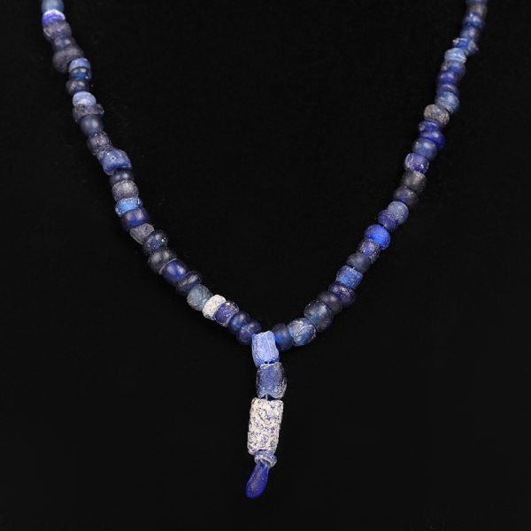 Ancient Roman Blue Glass Necklace