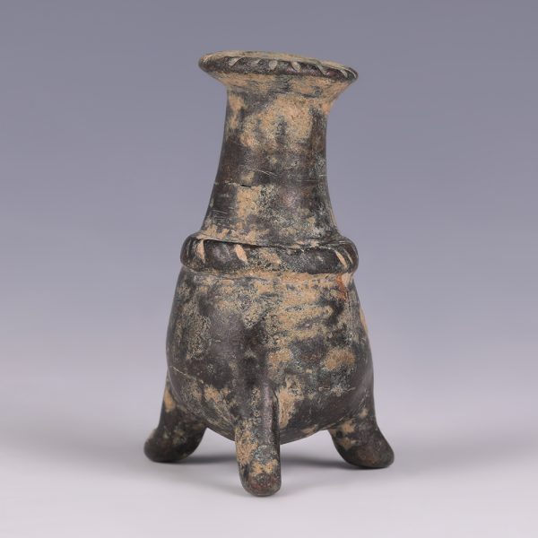 Luristan Bronze Tripod Kohl Pot