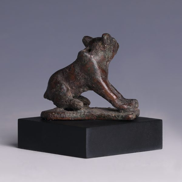 Roman Bronze Bear Statuette