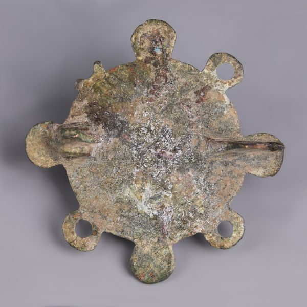 Romano-British Bronze Enamelled Disc Brooch