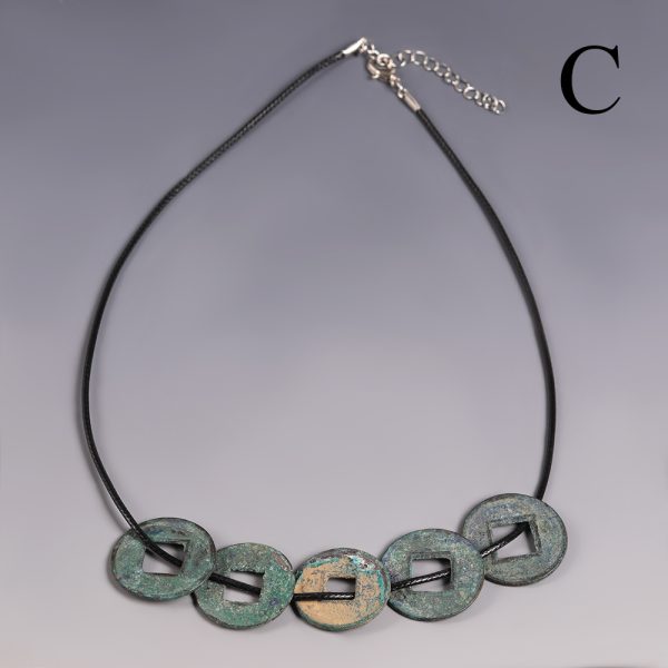 selection ancient chinese bronze cash coin necklaces c