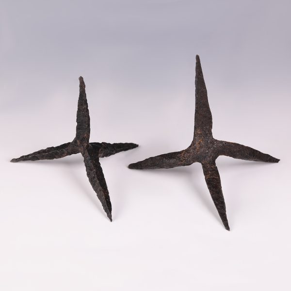 Selection of Medieval Iron Caltrops