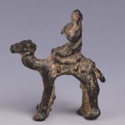 South Arabian Bronze Camel Rider