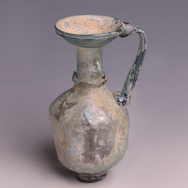 Roman Light Blue Glass Jug