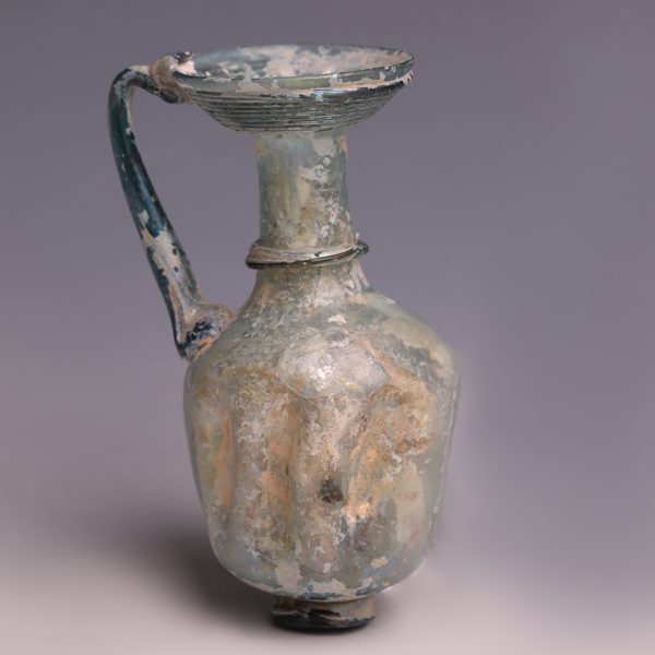 Roman Light Blue Glass Jug