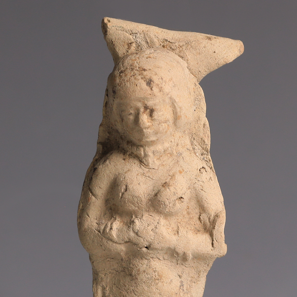 Mesopotamian Clay Plaque of Fertility Goddess Mesopotamian Clay Plaque of Fertility Goddess