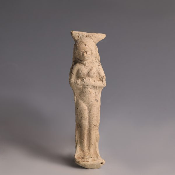 Mesopotamian Clay Plaque of Fertility Goddess