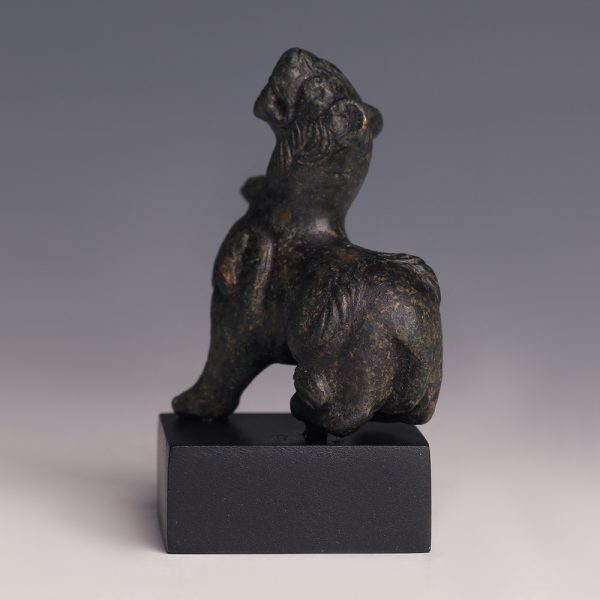Roman Bronze Lioness Statuette