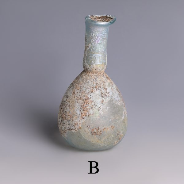 A Selection of Ancient Roman Glass Unguentaria
