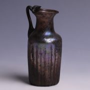 Ancient Roman Aubergine Glass Jug