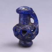Ancient Roman Deep Blue Glass Amphora Pendant