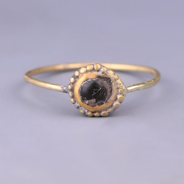 Byzantine Gold Ring with Garnet