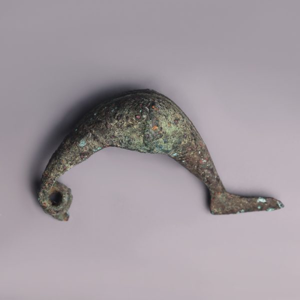 Etruscan Bronze Boat-Shaped Fibula