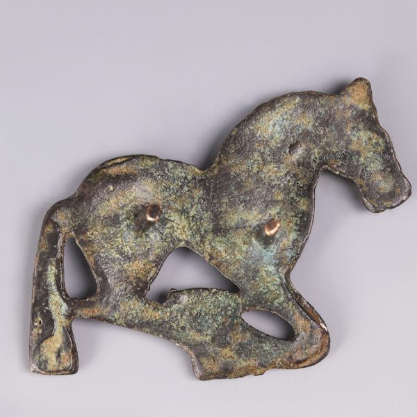 Ordos Bronze Horse Belt Plaque