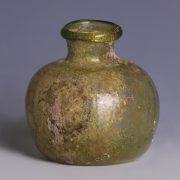 Roman Green Glass Jar
