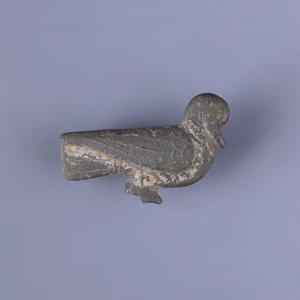 Roman 'The Rodings' Silvered Bronze Bird Brooch
