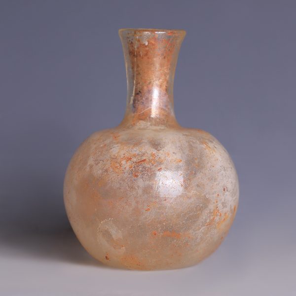 Roman Translucent Glass Flask