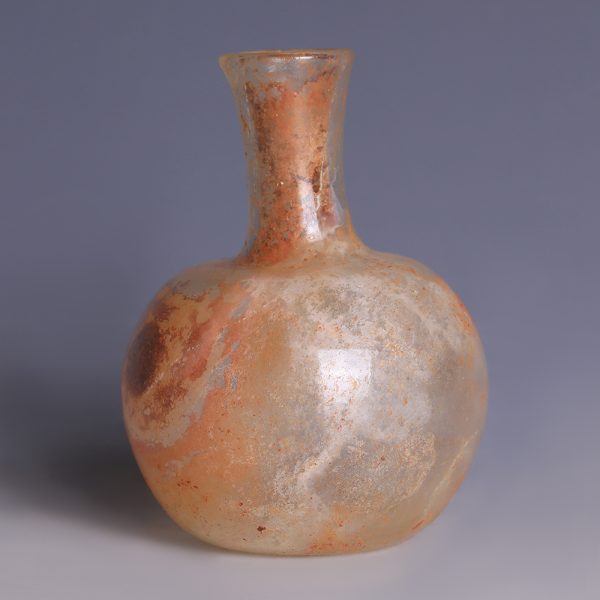 Roman Translucent Glass Flask