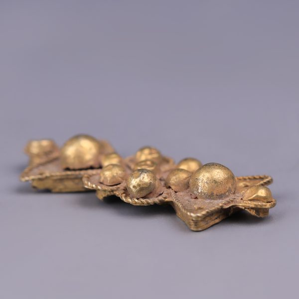 Western Asiatic Gold Belt Appliqué with Pellets
