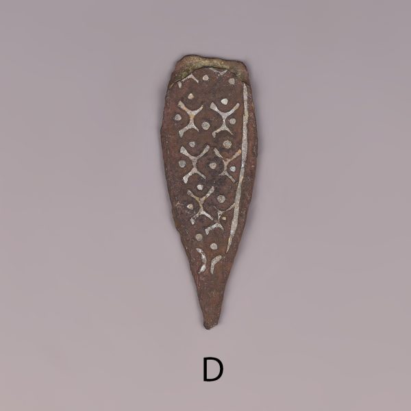 Anglo-Saxon Bronze Strap-End Group