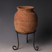 Egyptian Middle Kingdom Redware Pottery Jar