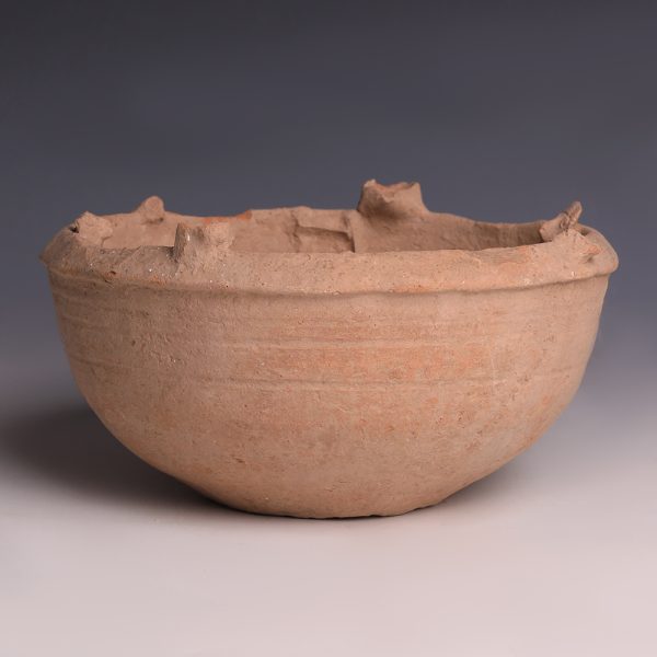 Near Eastern Pottery Bowl with Pool Scene