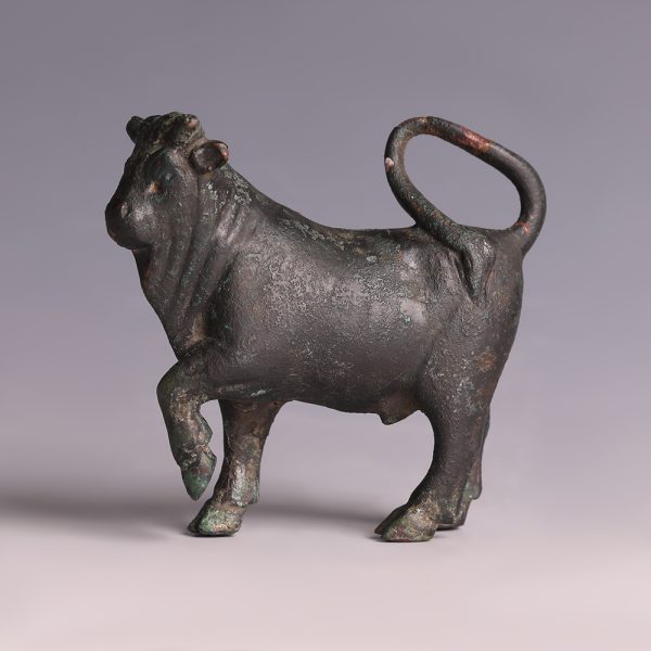 Roman Bronze Bull Statuette