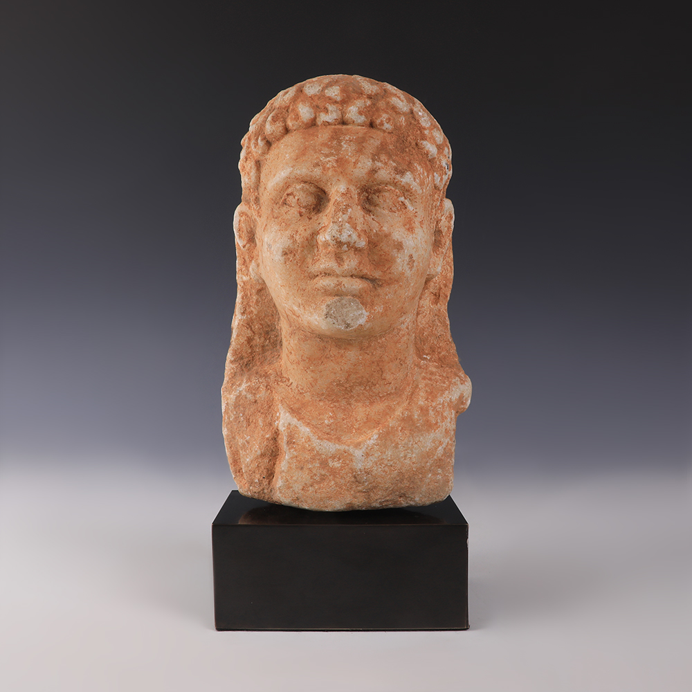 Roman Marble Bust of a Kouros Roman Marble Bust of a Kouros
