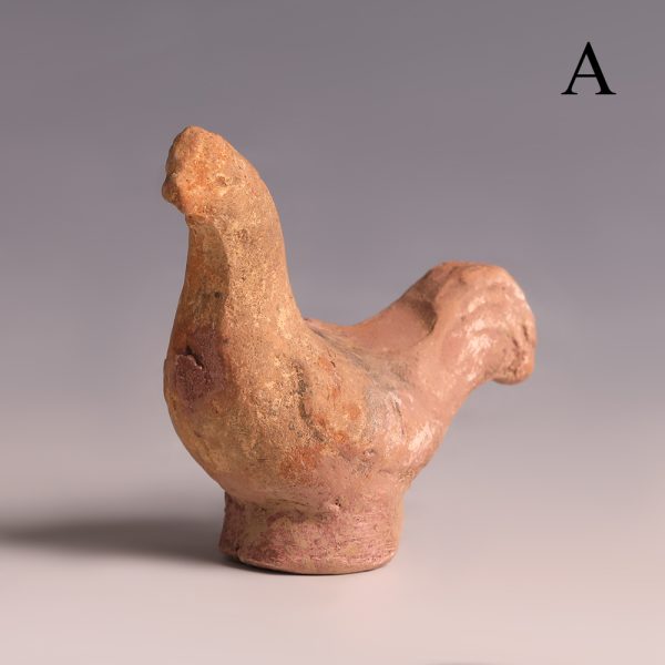 selection eastern han dynasty earthenware rooster statuettes a