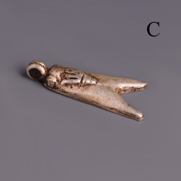 Selection of Egyptian New Kingdom Silver Fly Amulets
