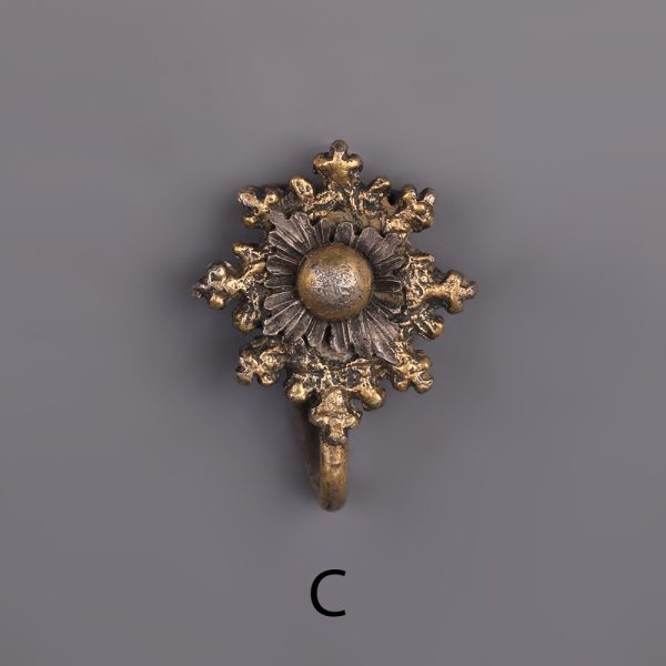 Selection of Tudor Period Gilt Silver Clothing Fasteners