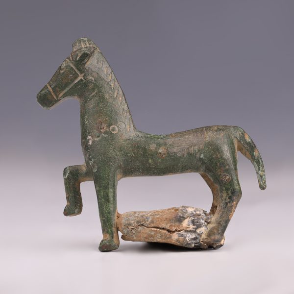 Romano-Celtic Bronze Thracian Rider Figurine
