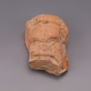 Hellenistic Terracotta Mask of Silenus
