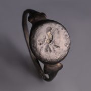 Medieval Bronze Ring with Bird