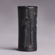 Old Babylonian Haematite Cylinder Seal