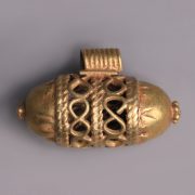 Western Asiatic Gold Pendant with Openwork Design