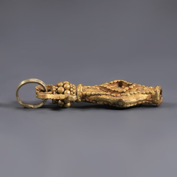 Western Asiatic Gold Granule Pendant