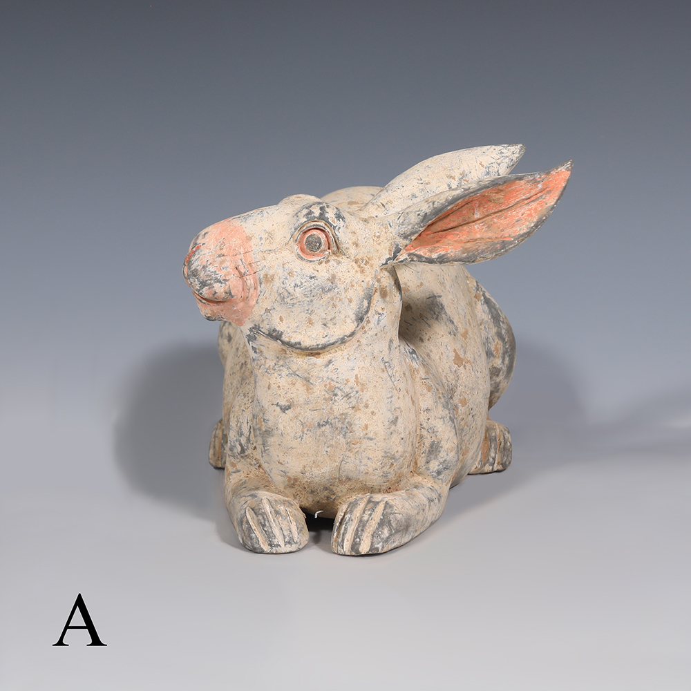 Selection of Ancient Chinese Han Dynasty Terracotta Rabbit Statues Selection of Ancient Chinese Han Dynasty Terracotta Rabbit Statues