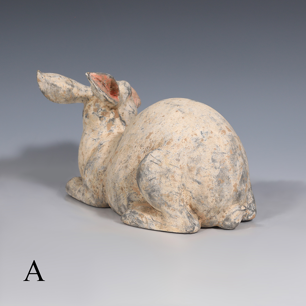 Selection of Ancient Chinese Han Dynasty Terracotta Rabbit Statues Selection of Ancient Chinese Han Dynasty Terracotta Rabbit Statues