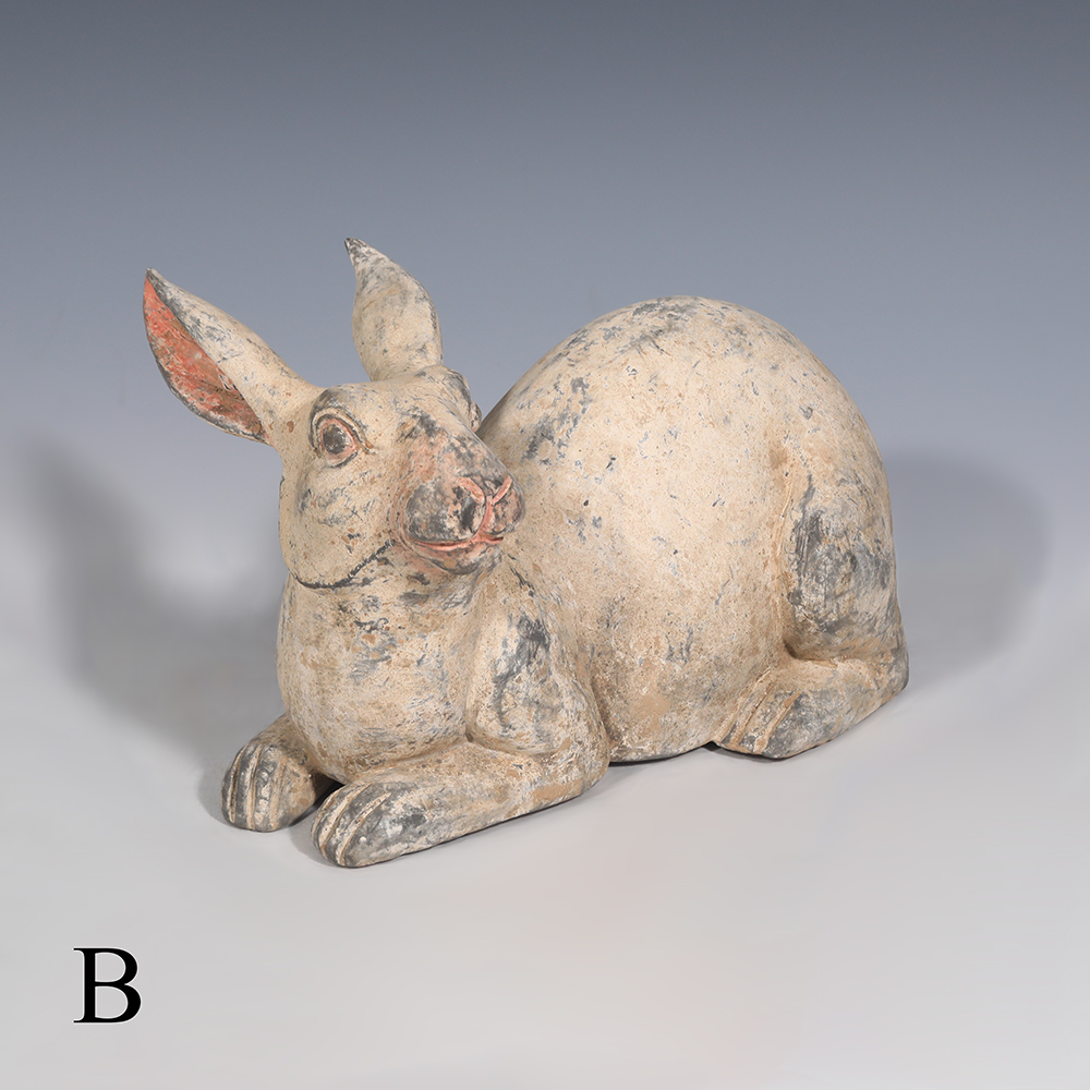 Selection of Ancient Chinese Han Dynasty Terracotta Rabbit Statues Selection of Ancient Chinese Han Dynasty Terracotta Rabbit Statues