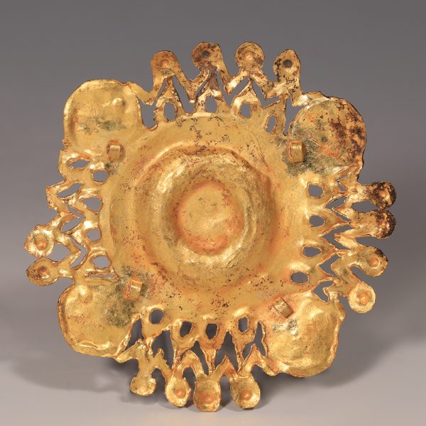 Large Scythian Gold Disc Appliqué