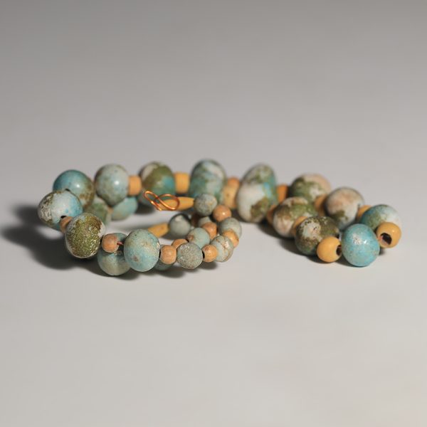 Ancient Egyptian Faience Beaded Necklace