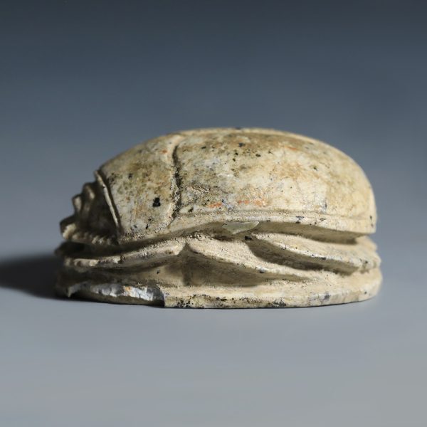 Egyptian Steatite Scarab to Thutmose III