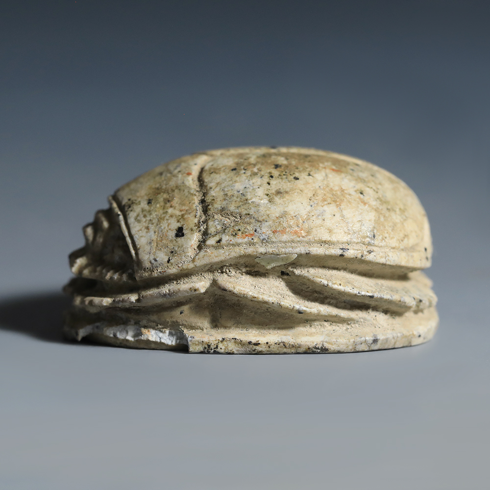 Egyptian Steatite Scarab to Thutmose III Egyptian Steatite Scarab to Thutmose III