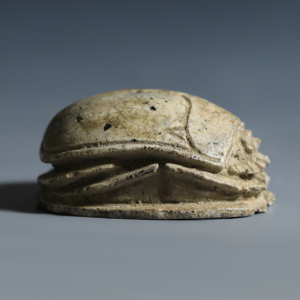Egyptian Steatite Scarab to Thutmose III Egyptian Steatite Scarab to Thutmose III