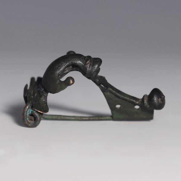 Roman Bronze Anchor Kräftig Profilierte Type Brooch