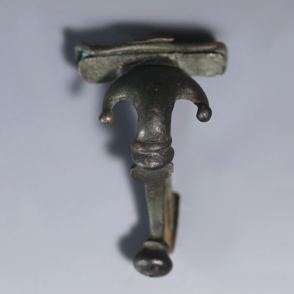 Roman Bronze Anchor Kräftig Profilierte Type Brooch